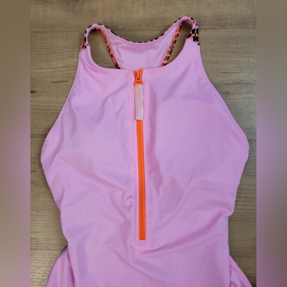 FABLETICS Zip-Front Racerback Shaping One-Piece - Picture 9 of 14